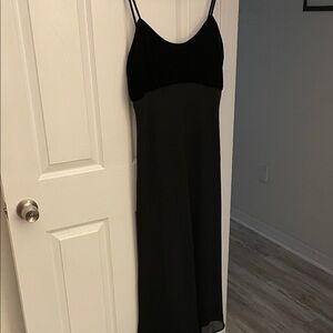 Alberto Makali Black Spaghetti Strap Dress